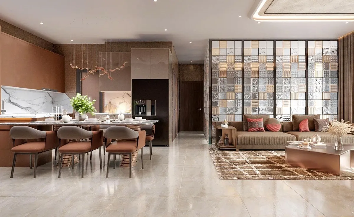 nhà mẫu căn hộ Nam Mekong Grand Plaza