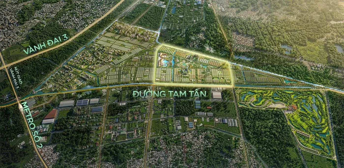 vị trí Phân khu Laguna Park Vinhomes Saigon Park