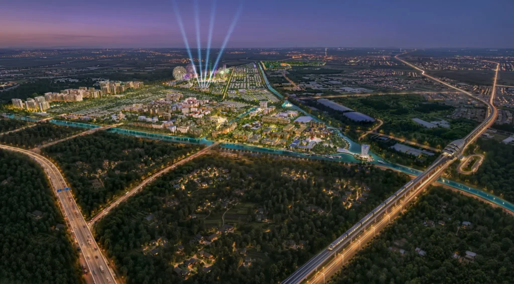 phối cảnh phân khu zen park vinhomes hóc môn