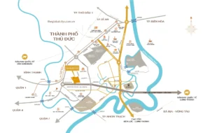 bản đồ vị trí global city đường liên phường, đỗ xuân hợp