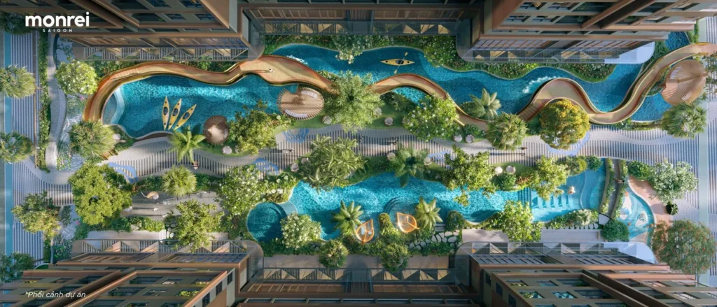 các tiện ích nội bật tại dự án tiến độ dự án Monrei Saigon