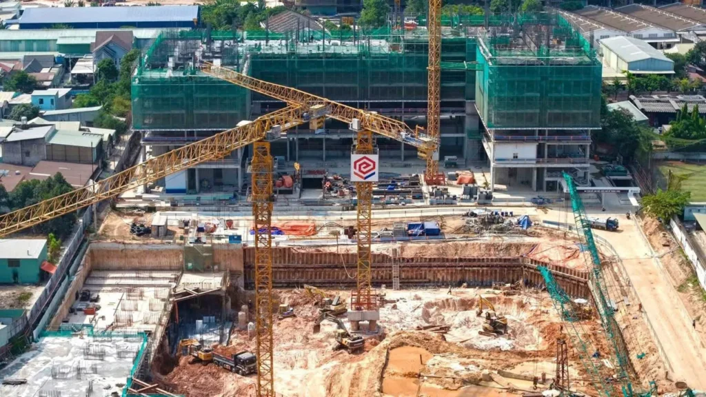 tiến độ chung cư tiến độ dự án Monrei Saigon