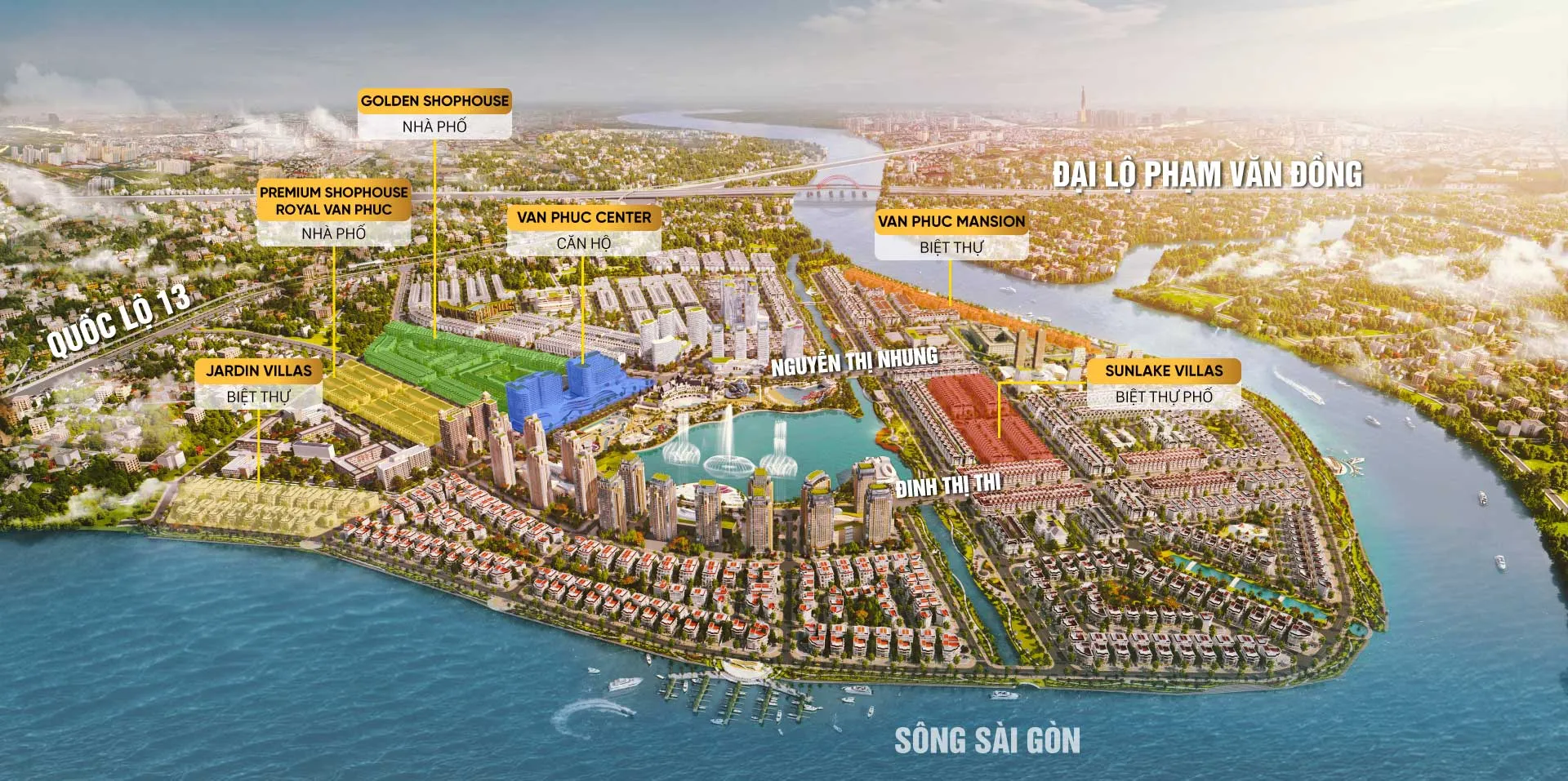 quy mô khu đô thị vạn phúc city