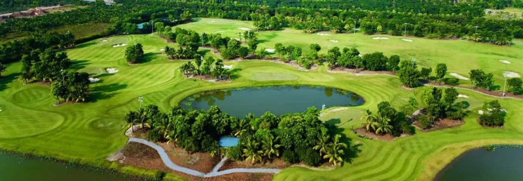 thiết kế sân golf sông bé
