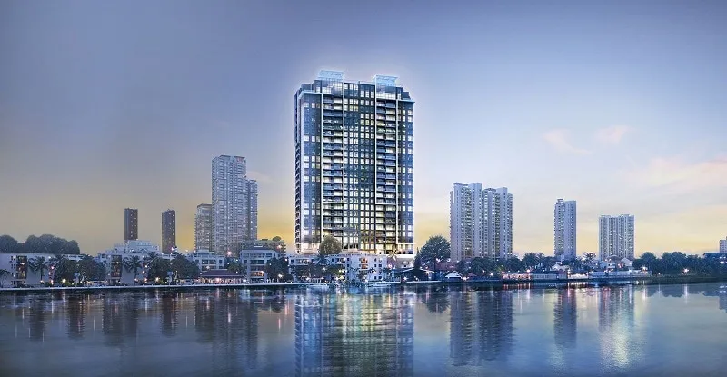 The Nassim Thảo Điền có vị trí nằm cạnh sông sài gòn quận 2