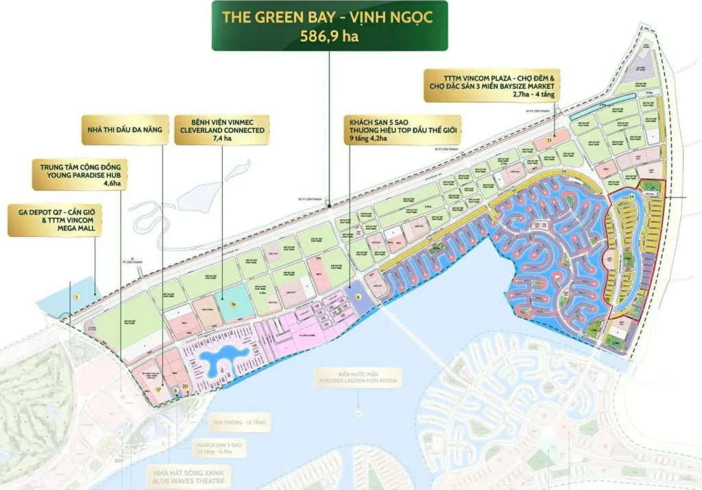 Phân khu The Green Bay (Vịnh Ngọc)