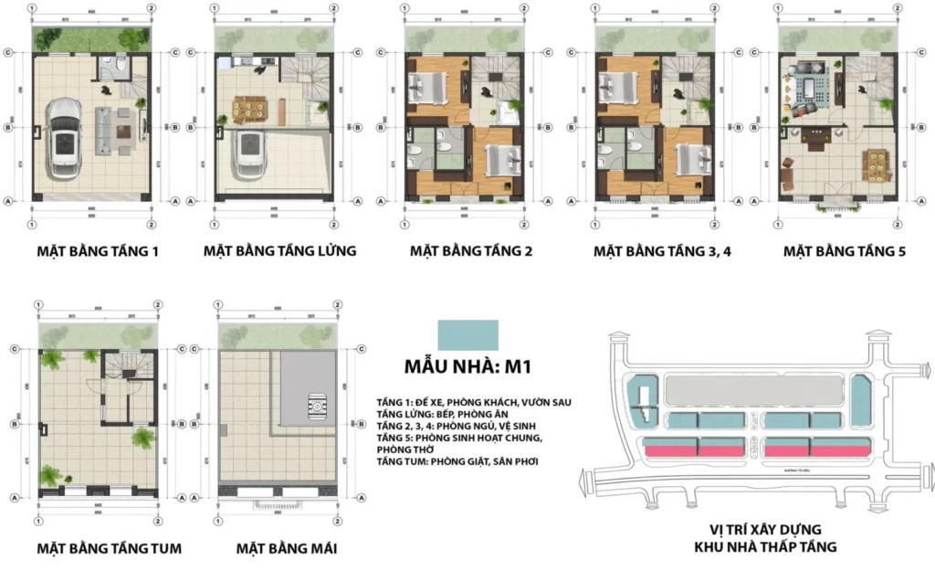 mẫu thiết kế shophouse