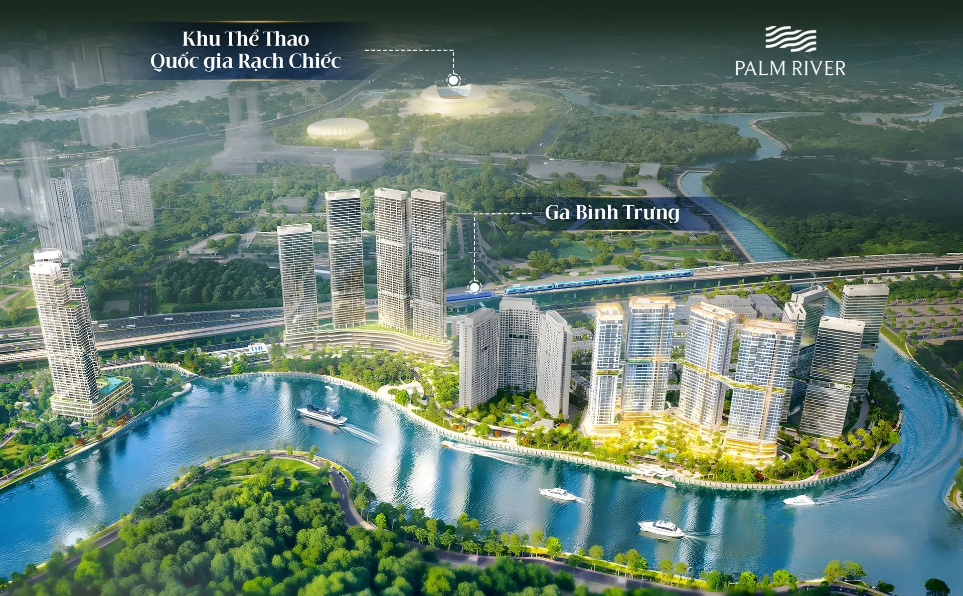 Dự án Palm River Quận 2 | Căn hộ cao cấp Nam Rạch Chiếc
