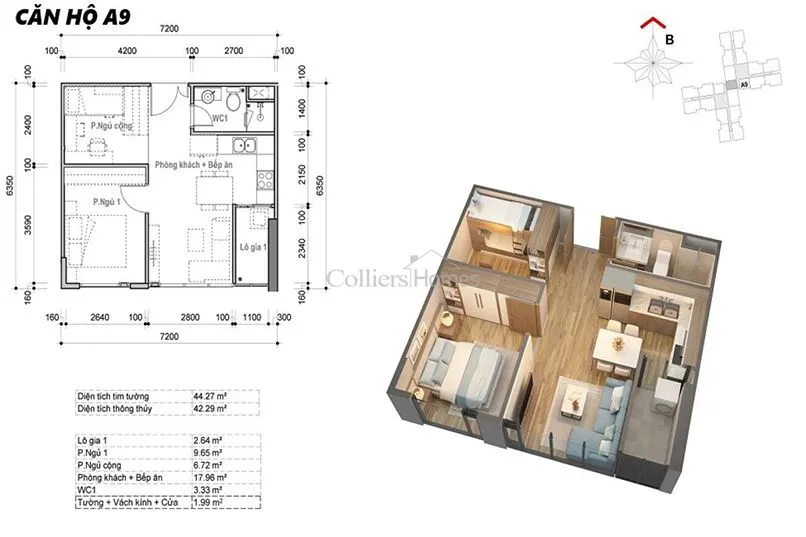 Mặt bằng chung cư là gì? Cách xem mặt bằng căn hộ chung cư chuẩn nhất Đọc layout căn hộ chi tiết để đánh giá công năng và không gian sống