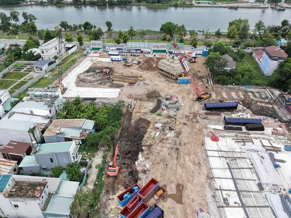 Tiến độ xây dựng Emerald River Park hiện nay