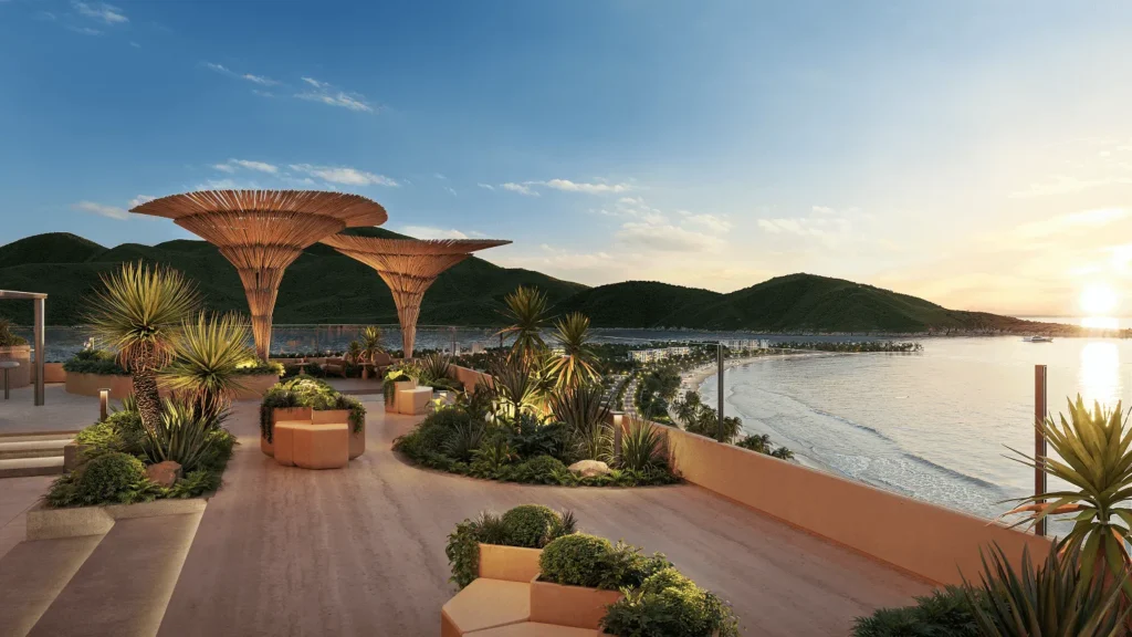 Sky Garden tại Q'Terra và các khoảng xanh trên cao.