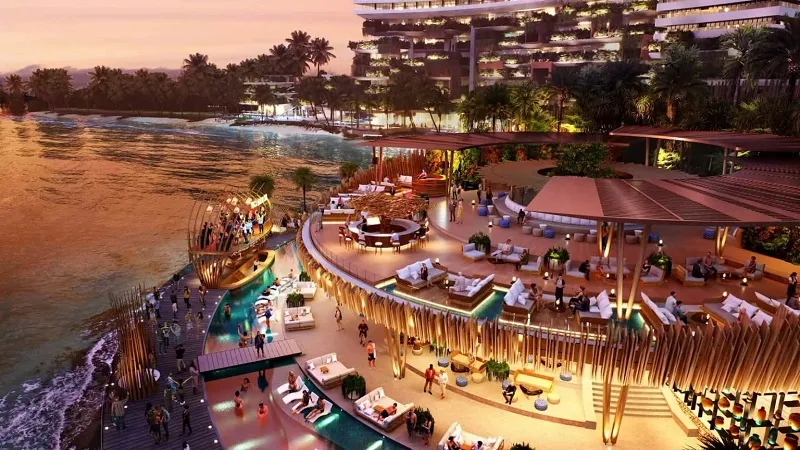 Hệ tiện ích của Libera Nha Trang bao gồm nhiều công trình lưu trú, thương mại, nghệ thuật và giải trí