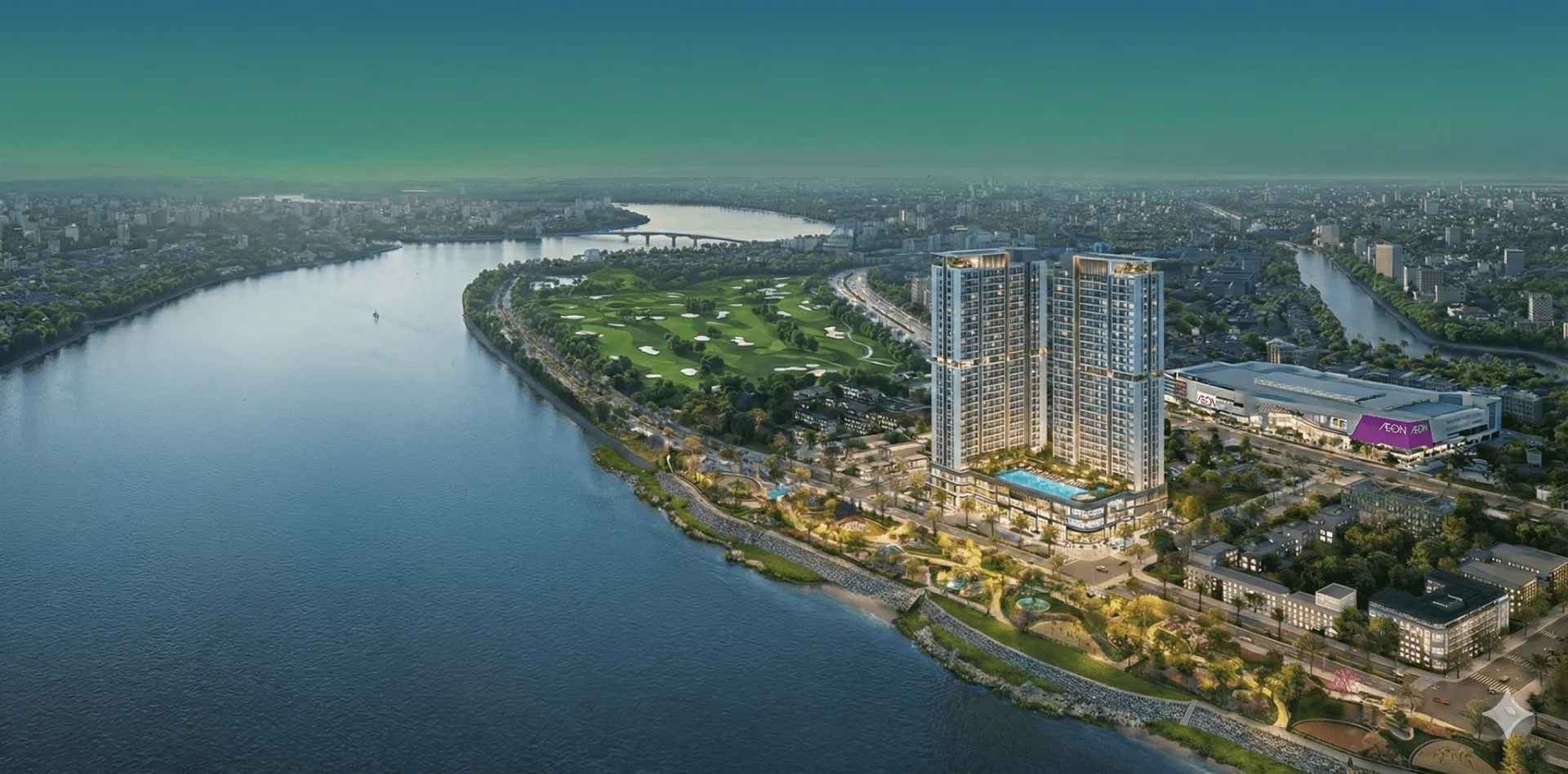 Serena Riverside tọa lạc tại đường Vĩnh Phú 29, phường Lái Thiêu, TP.HCM