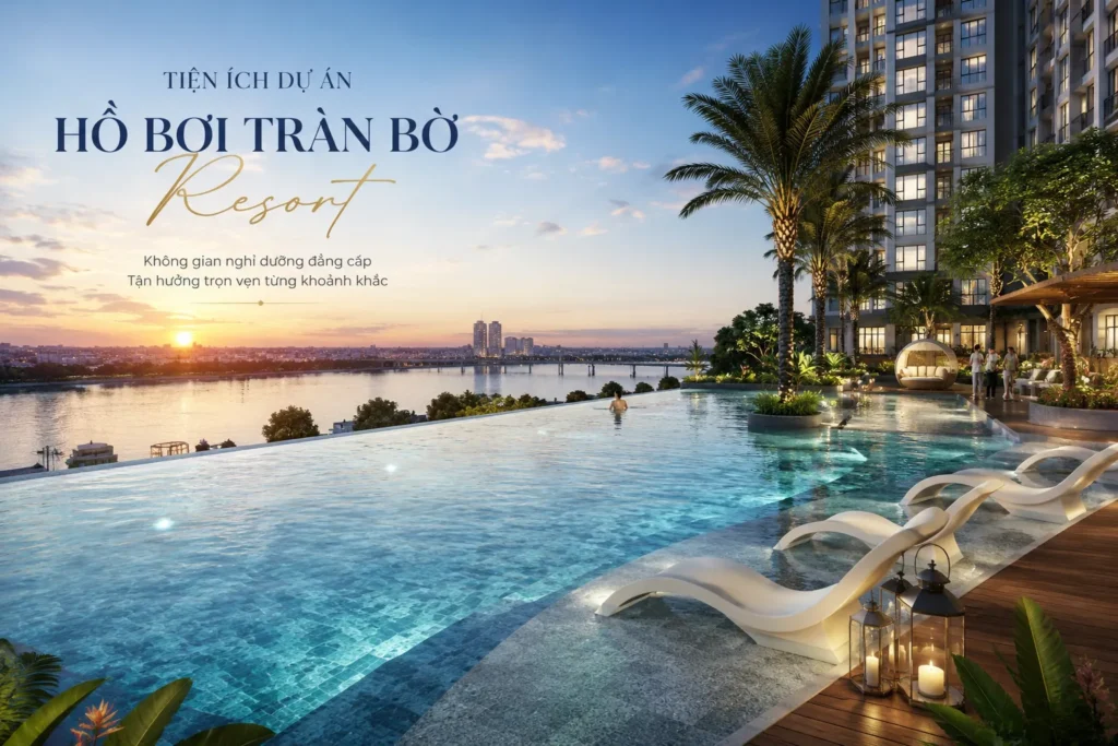 hồ bơi tại Serena Riverside