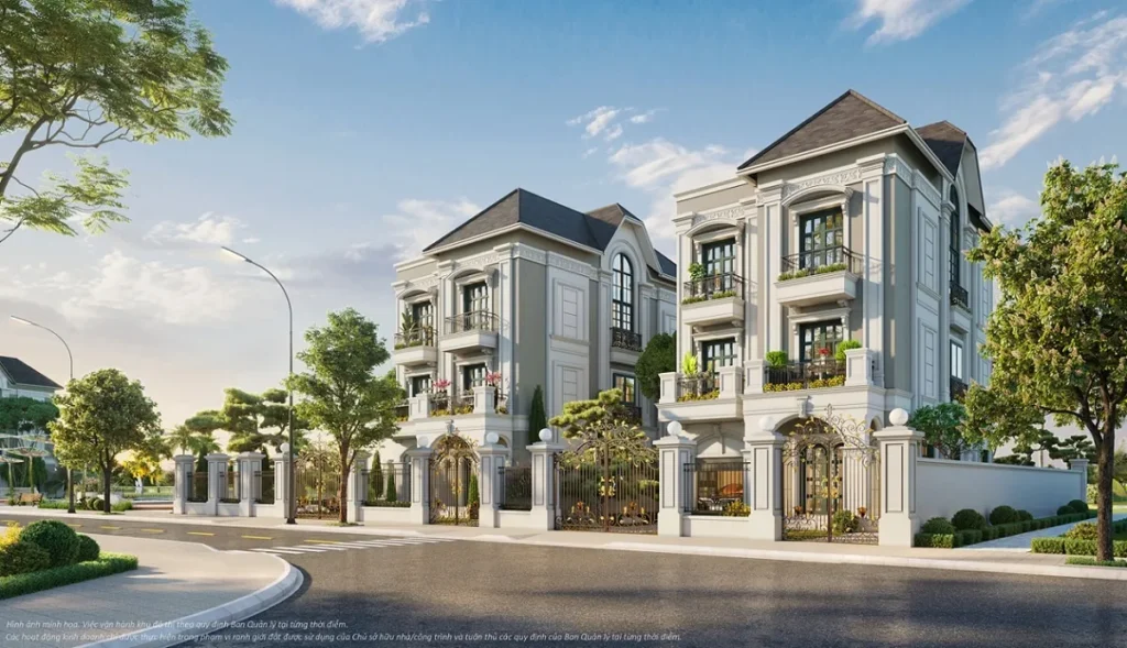 Biệt thự đơn lập và song lập