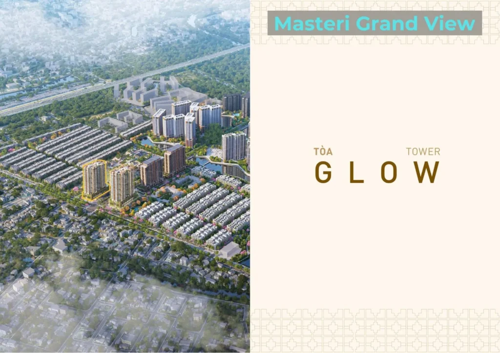 tòa Glow của phân khu Masteri Grand View The Global City