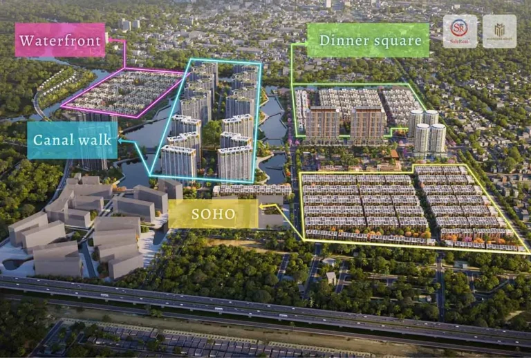 Các phân khu The Global City tạo thành một hệ sinh thái thống nhất