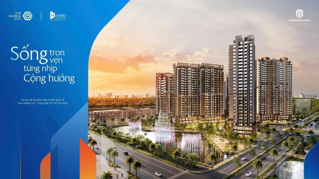 Phân khu căn hộ Masteri Cosmo Central global city và các phân khu căn hộ mới
