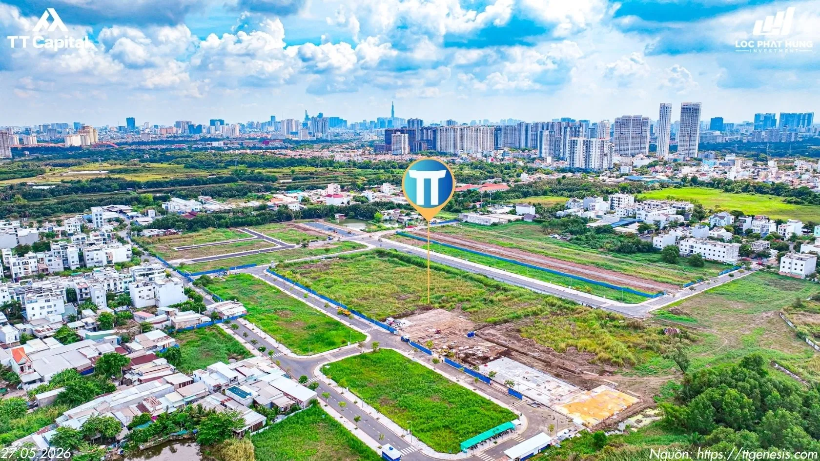 tiến độ xây dựng dự án TT Genesis hiện tại