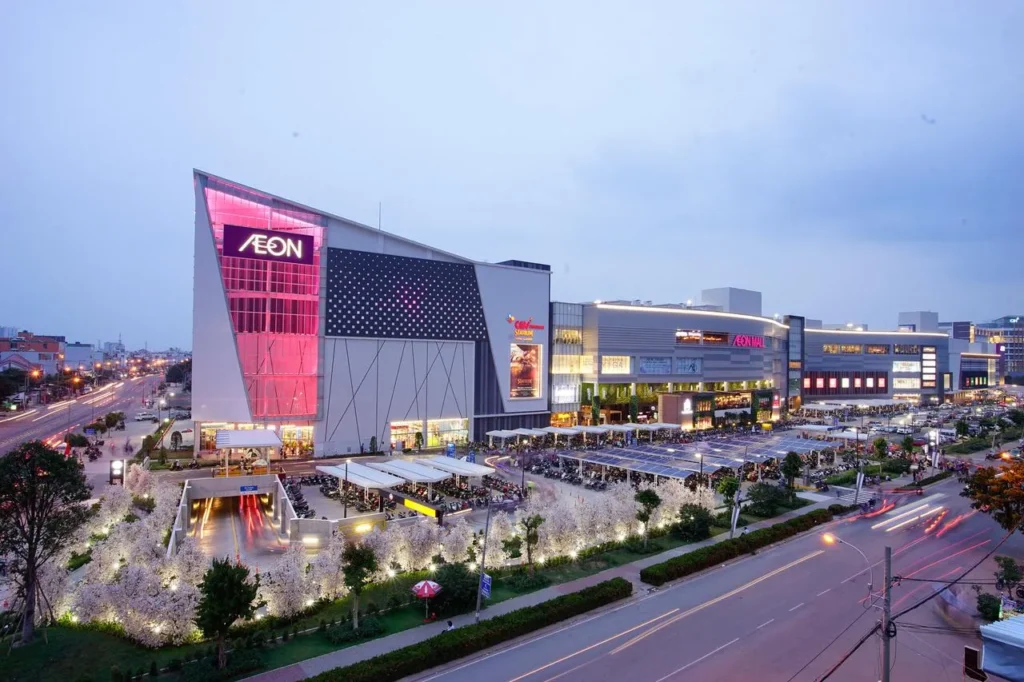 AEON Mall Bình Dương Canary ở đâu? Các dự án chung cư gần Aeon Mall mới nhất sieu thi aeon mall quoc lo 13 dai lo binh duong
