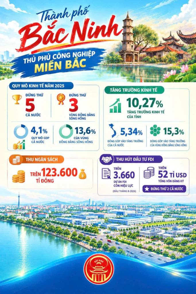 Các số liệu về bắc ninh có thể khác nhau tùy thời điểm, phương pháp thống kê và bộ dữ liệu được sử dụng.
