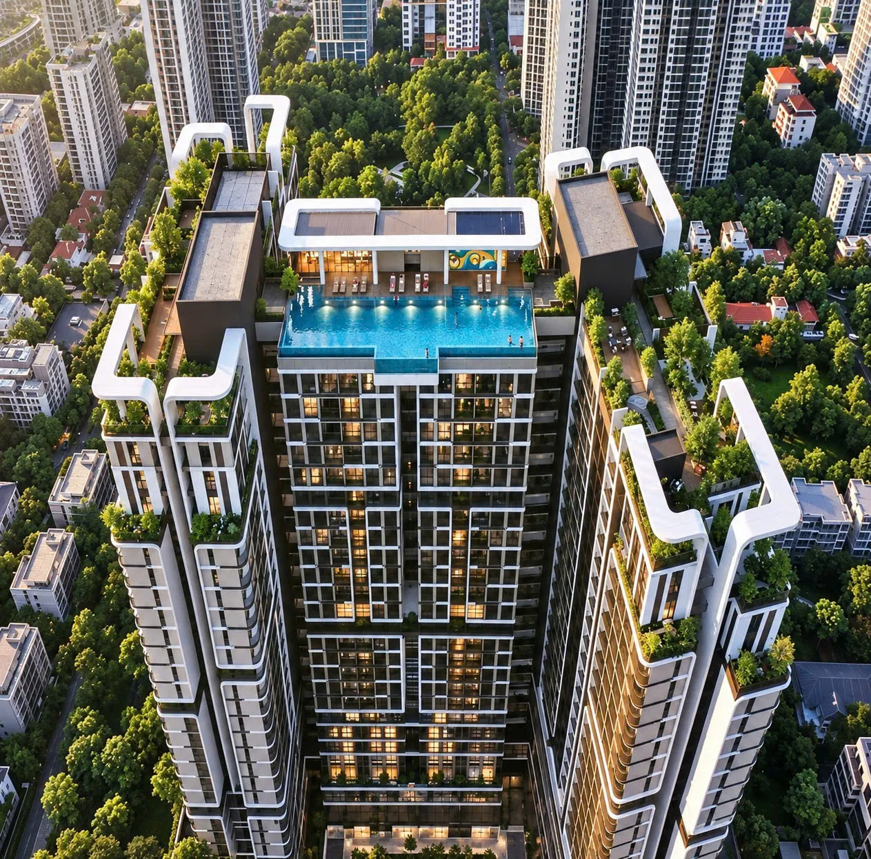 Happy One Elite Tam Bình | Dự án mới nhất của Vạn Xuân Group Mặt bằng khối đế thương mại Shophouse Happy One Elite