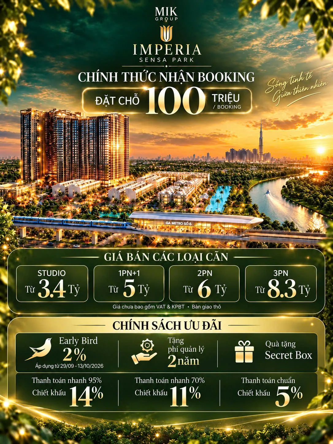 Mua căn hộ chung cư cần bao nhiêu tiền? Các khoản chi phí cần dự trù imperia sensa park 13